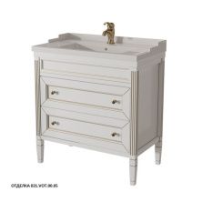 Caprigo Тумба с раковиной ALBION 80 см, белая, эмаль 10315 с2