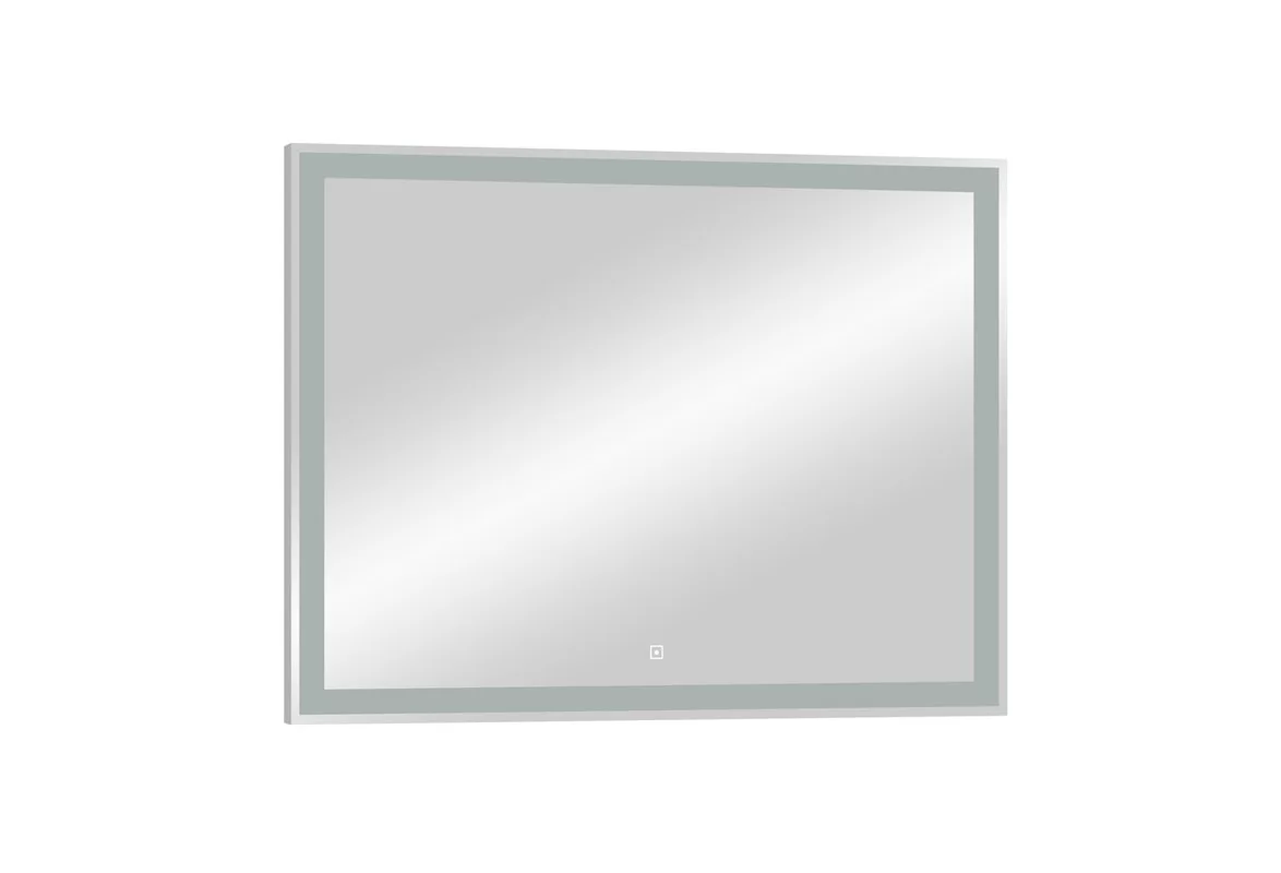 Приобрести continent зеркало с подсветкой mercury 80х60 см, белое