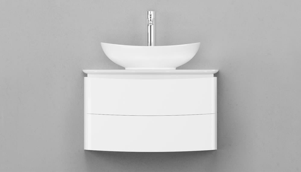 Приобрести тумба подвесная с раковиной velvex luna 60 см, белый