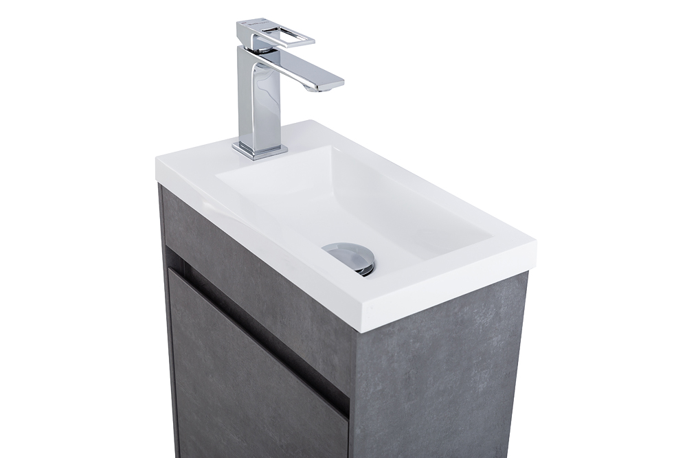 Приобрести belbagno тумба с раковиной pietra mini 40 см, подвесная с дверью 40-r bianco lucido, белая раковина