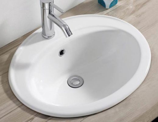 Приобрести раковина врезная на столешницу ceramalux 56 см 9413