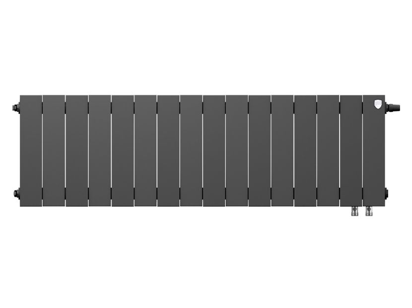 Приобрести royal thermo радиатор биметаллический pianoforte 300 /noir sable ( черный графит ) vdr - 16 секц.