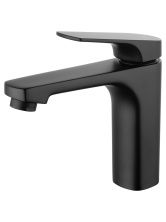 Смеситель для раковины WONZON & WOGHAND, Черный матовый (WW-A40492-MB)