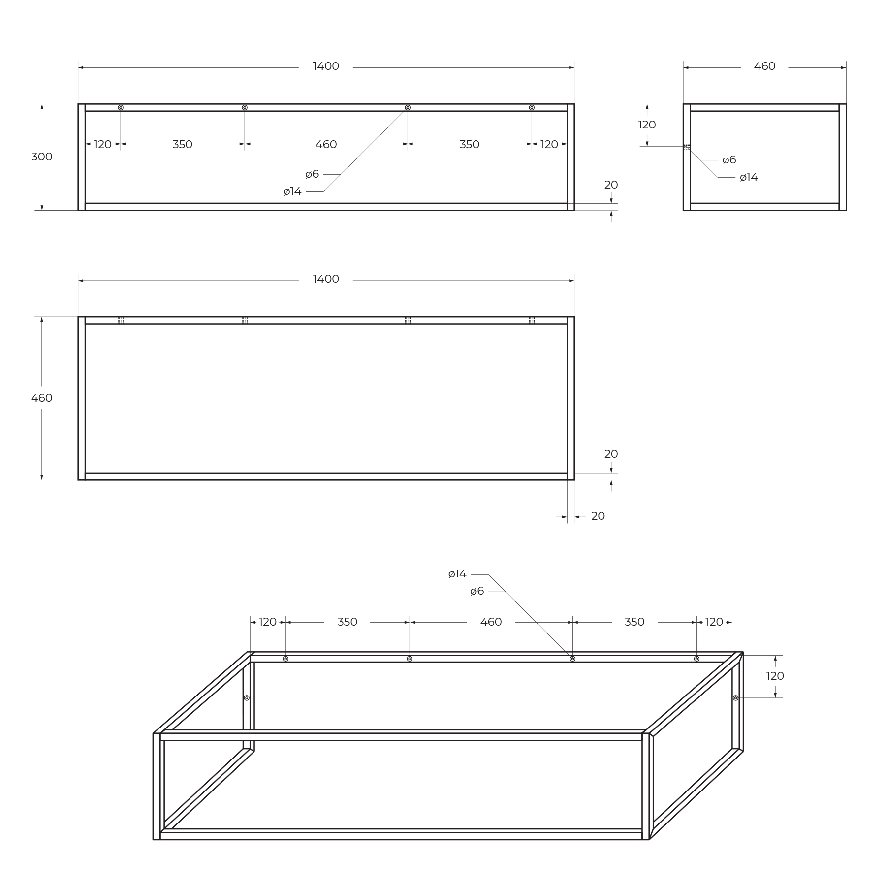 Приобрести belbagno консоль со столешницей etna-kraft 140 см, подвесная ek-140-st