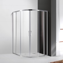 Cezares Душевое ограждение MOLVENO 100х100 см, хром MOLVENO-R-22-80+20-C-Cr-IV