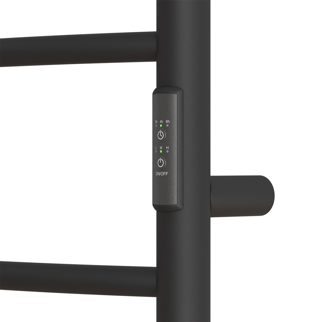 Приобрести полотенцесушитель электрический point 400х800 афина с полкой п5, черный pn04848pb