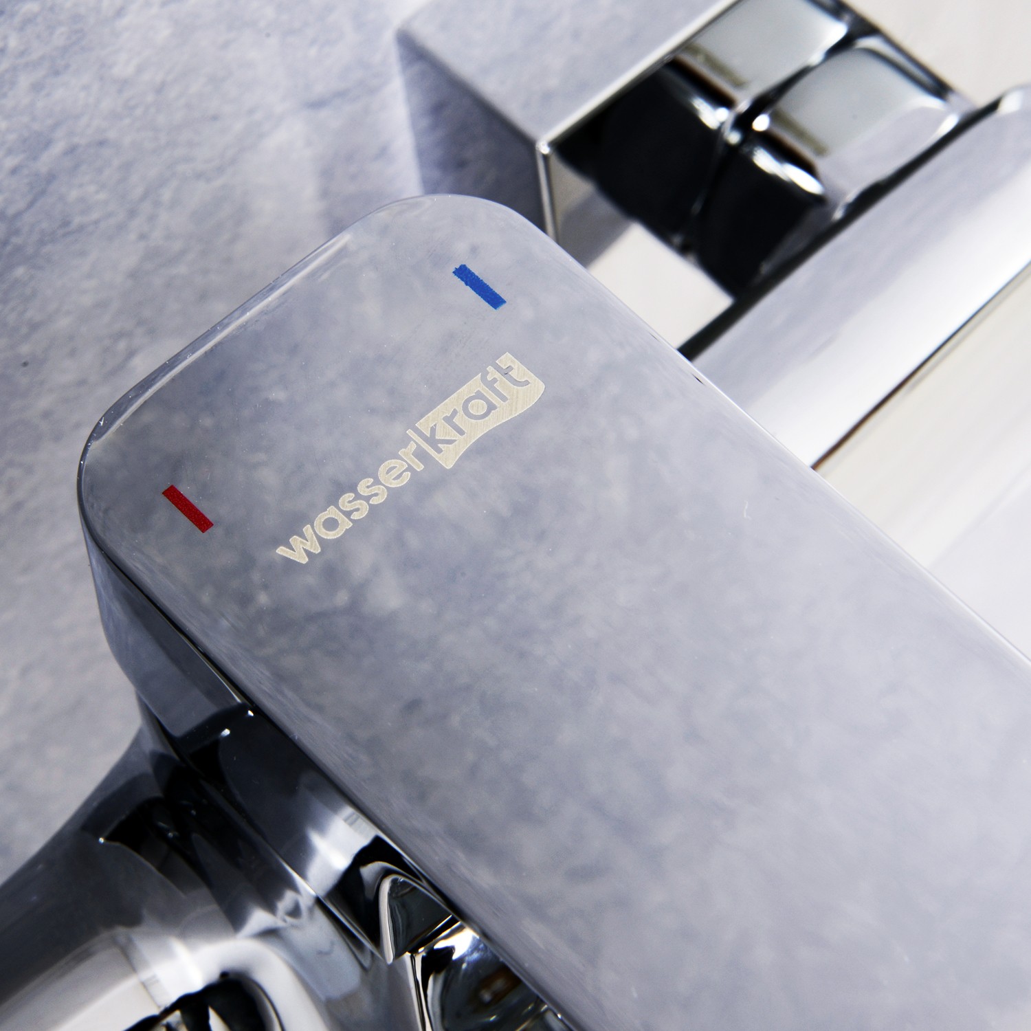 Приобрести wasserkraft смеситель для ванны salm 2701, хром