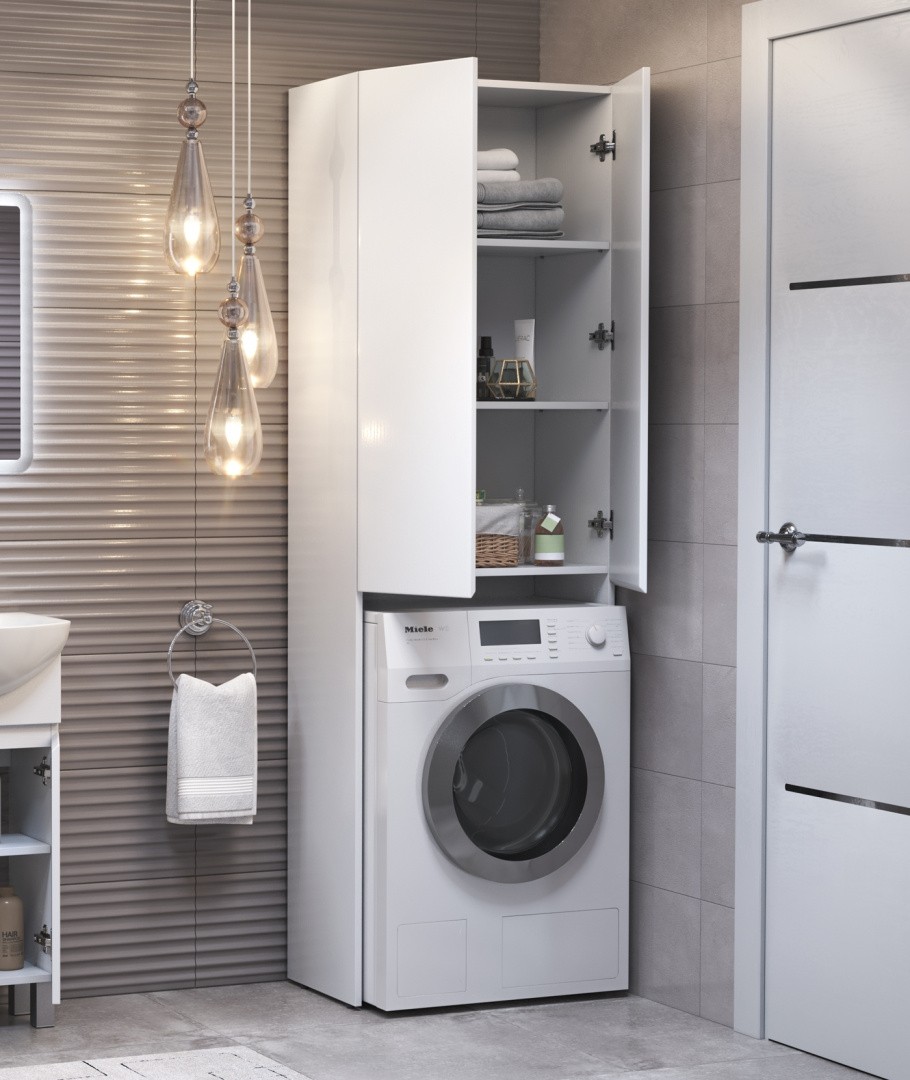 Приобрести vigo шкаф wing 64 см, под стиральную машину, белый shnr.win.64.2d белый