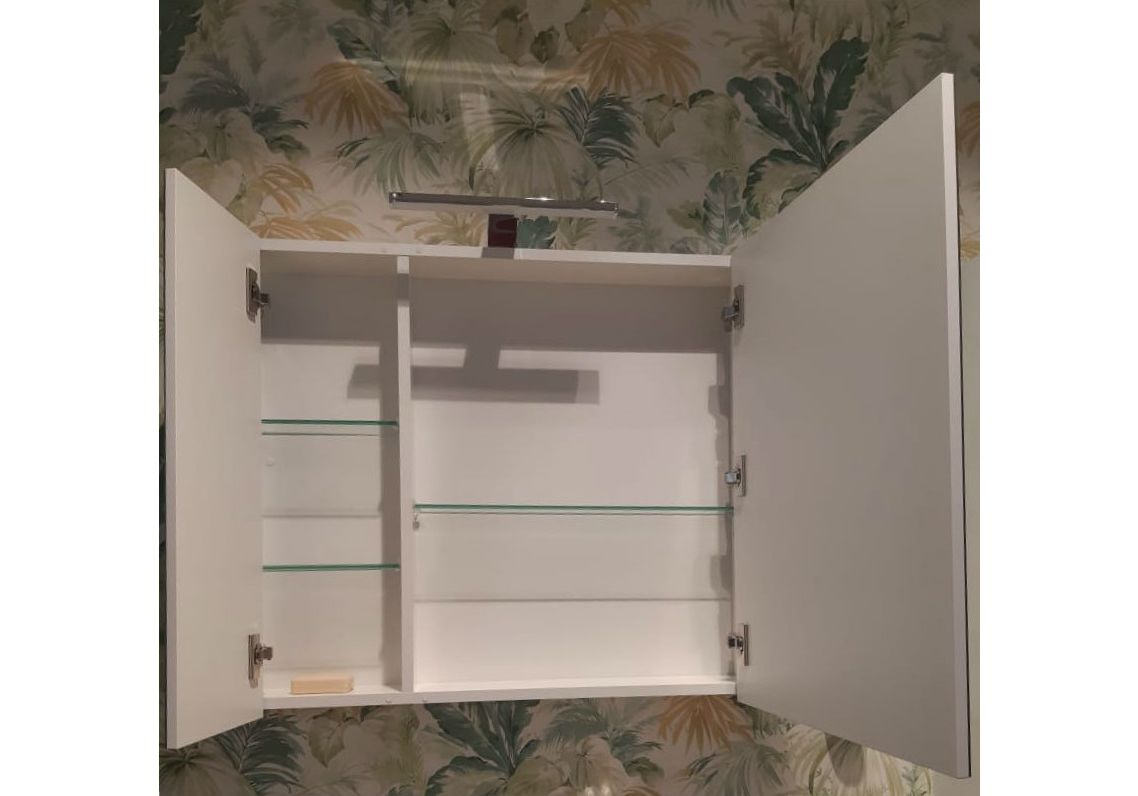 Приобрести зеркальный шкаф roca etna 80 см, белый 7.8573.0.480.6