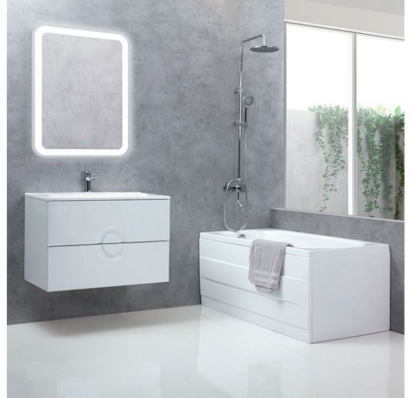 Приобрести mirsant ванна акриловая nova optima new 130*70 см, белая, ут000065124