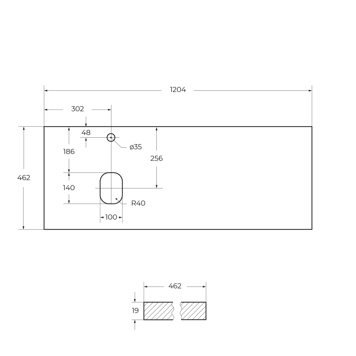Приобрести belbagno тумба со столешницей etna-h60 120 см, подвесная bianco lucido, раковина слева