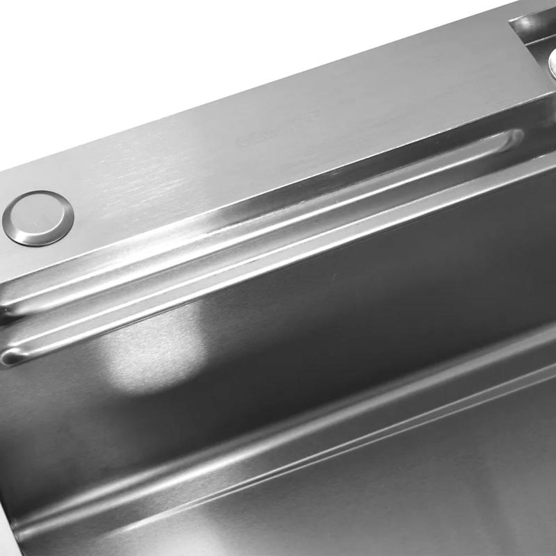 Приобрести gerhans кухонная мойка 75х45 см, функциональная, сатин