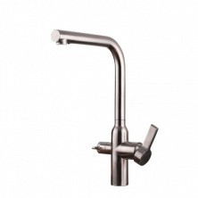 Gappo Смеситель для кухни G4399-4 с фильтром и высоким изливом, сатин 35963