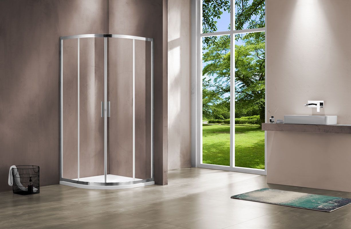 Приобрести vincea душевое ограждение garda 100х100 см, прозрачное, хром vsq-1g100cl