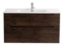 Тумба подвесная с раковиной BelBagno ETNA-1000-2C-SO-RW-P 100 см, Rovere Moro