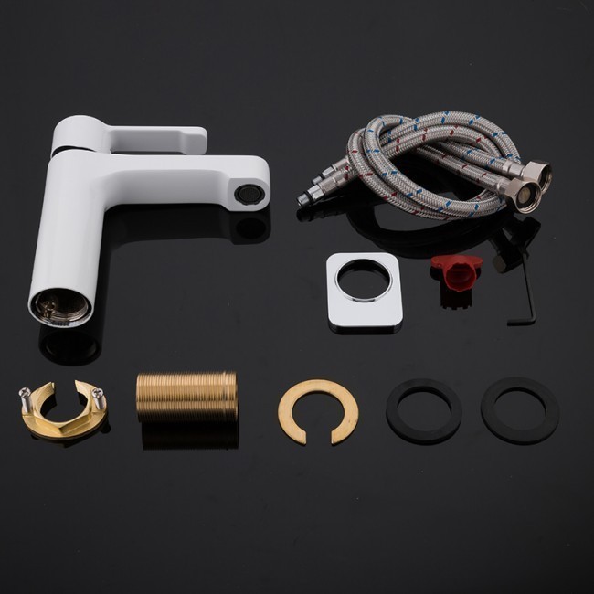 Приобрести gappo смеситель для раковины g1002-8, белый\хром 94943