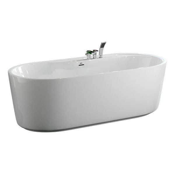 Приобрести ванна акриловая sole omega 1800х850 отдельностоящая