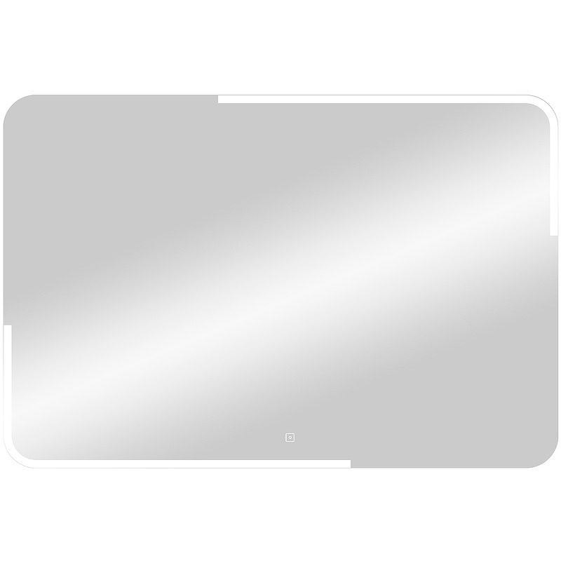 Приобрести continent зеркало с подсветкой raison 80х70 см, сенсорный включатель, белое