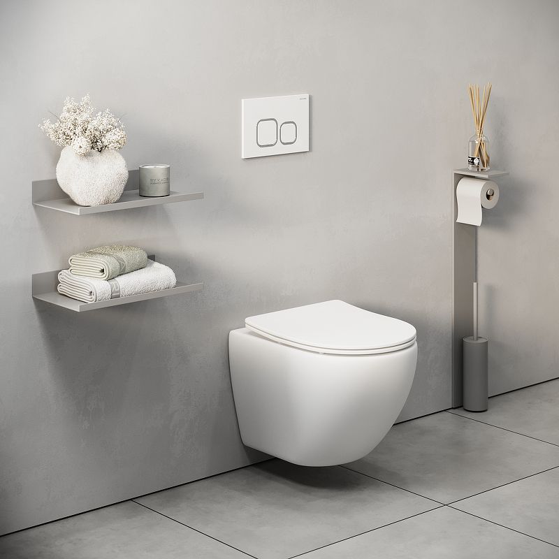 Приобрести grossman клавиша смыва cosmo, белый глянцевый\хром 700.k31.02.000.000