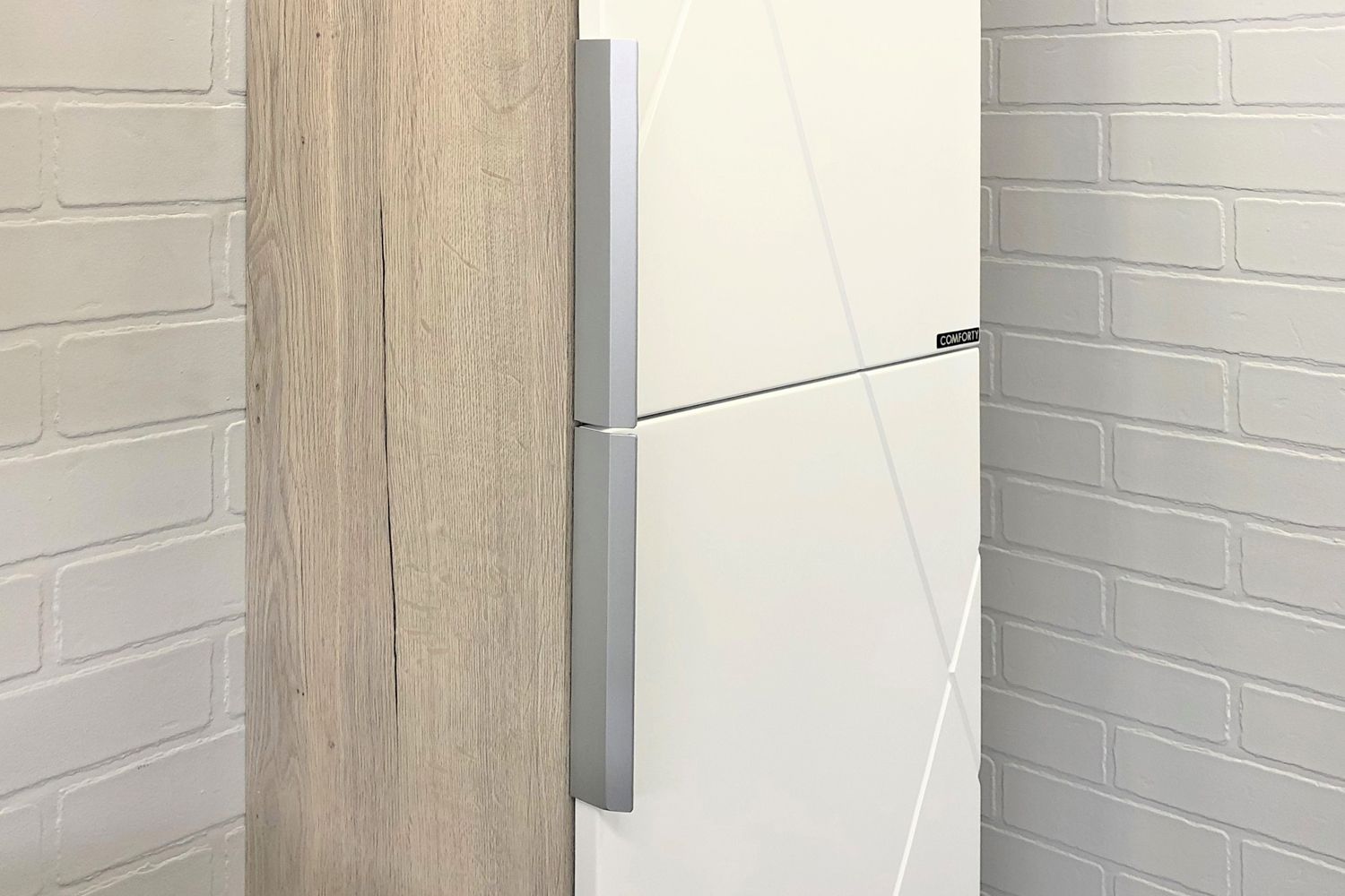 Приобрести сomforty пенал мерано-35 белый/дуб дымчатый