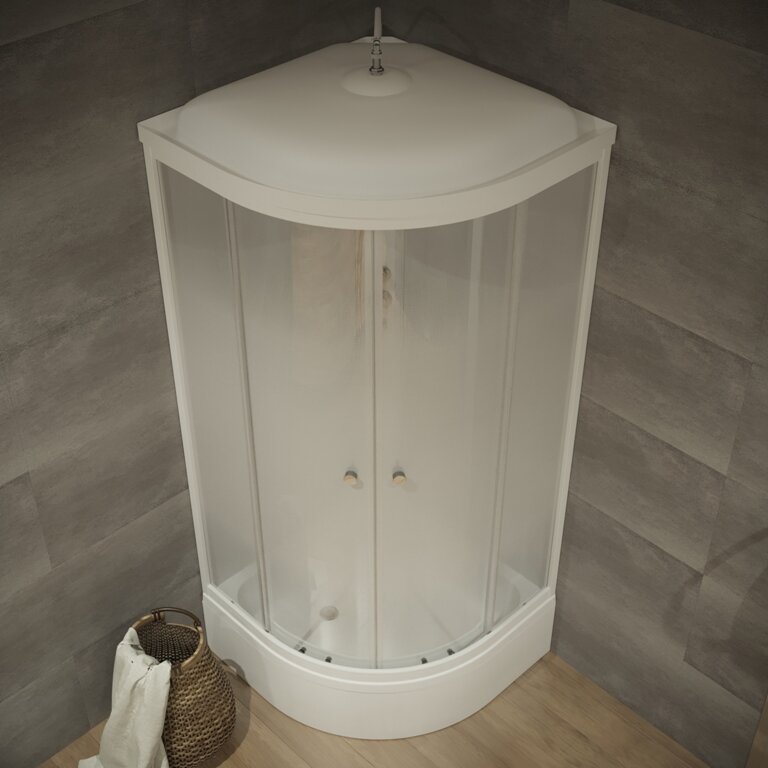 Приобрести тритон душевая кабина лайт в дн4 90х90 см, белая, матовое щ0000039800