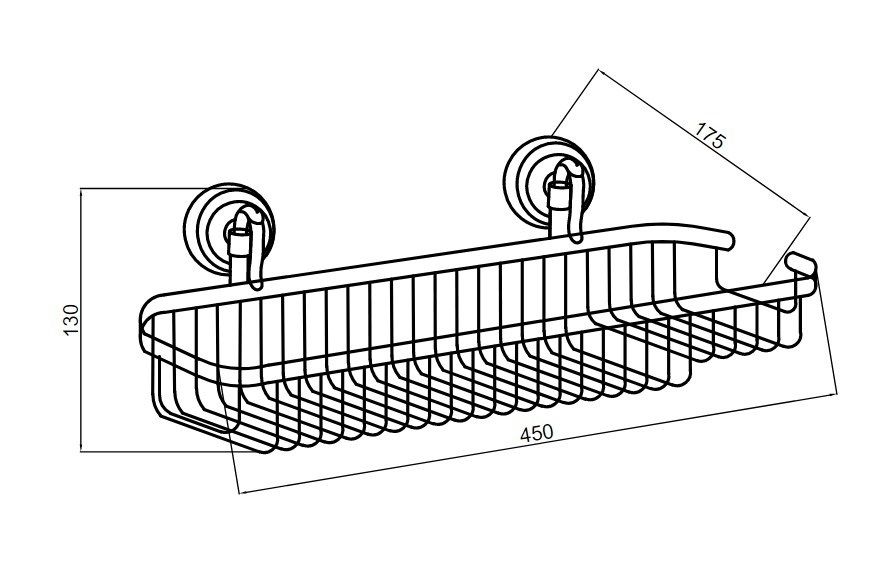 Приобрести boheme полка в ванную комнату medici, бронза 10618