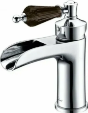 Boheme Смеситель для раковины Vogue, хром\черный 221-BSW