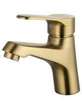 Смеситель для раковины WONZON & WOGHAND, Брашированное золото (WW-A40212-BG)
