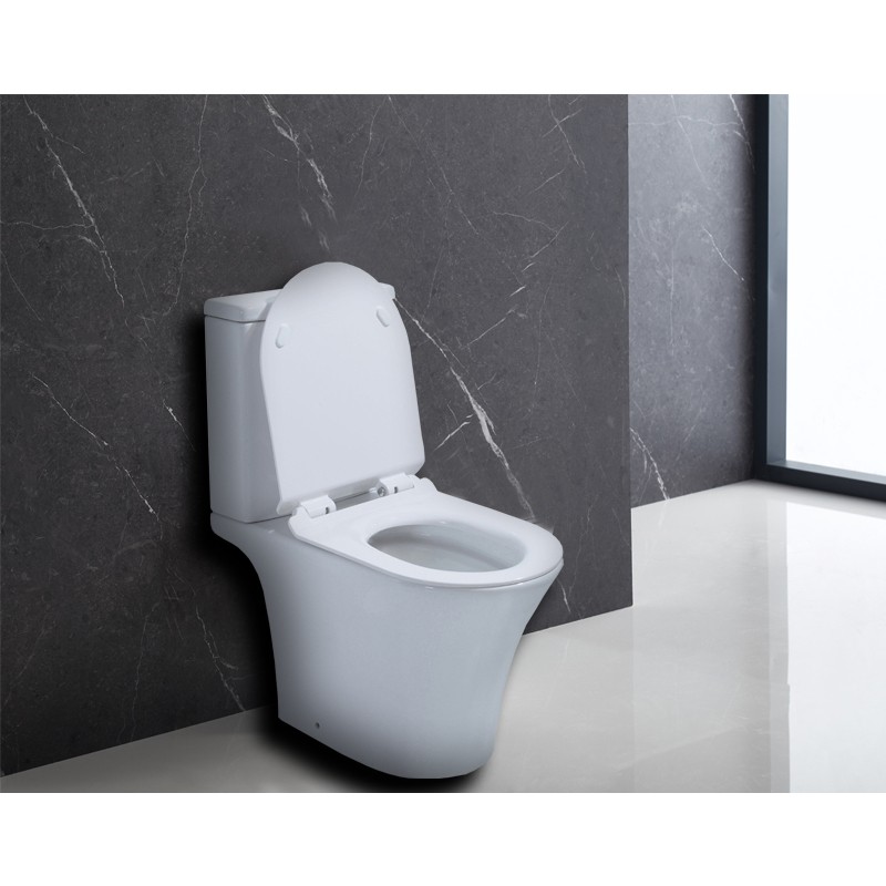 Приобрести azario напольный унитаз-компакт безободковый verde c крышкой с микролифтом az-8220