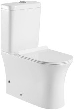 Aquanet Унитаз компакт Rimless Roll-C CL-12249B