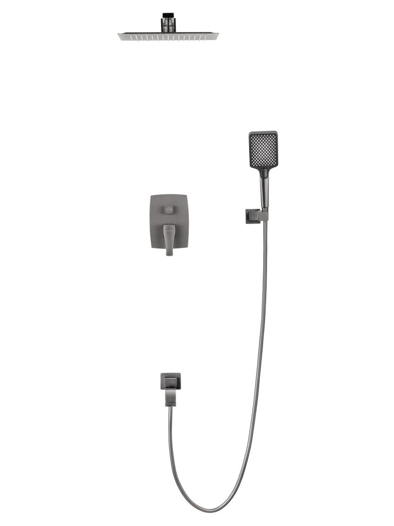 Приобрести душевая система встраиваемая wonzon & woghand flex, темный графит (ww-88939072-bgm)