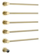 Полотенцесушитель электрический встраиваемый WONZON & WOGHAND MÜNCHEN, Брашированное золото (WW-A355-BG)