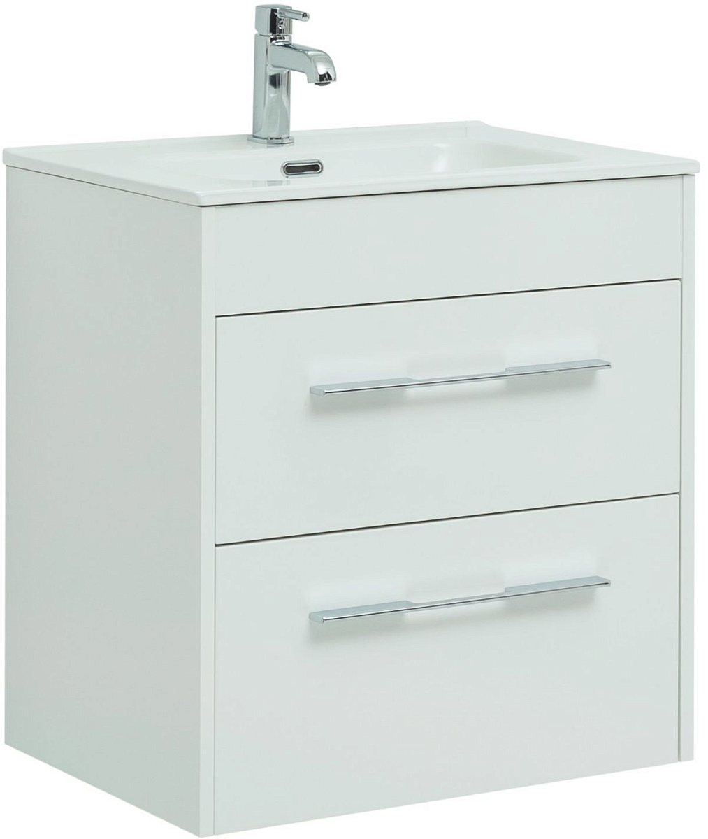 Приобрести aquanet тумба с раковиной августа 60 см, см, белая