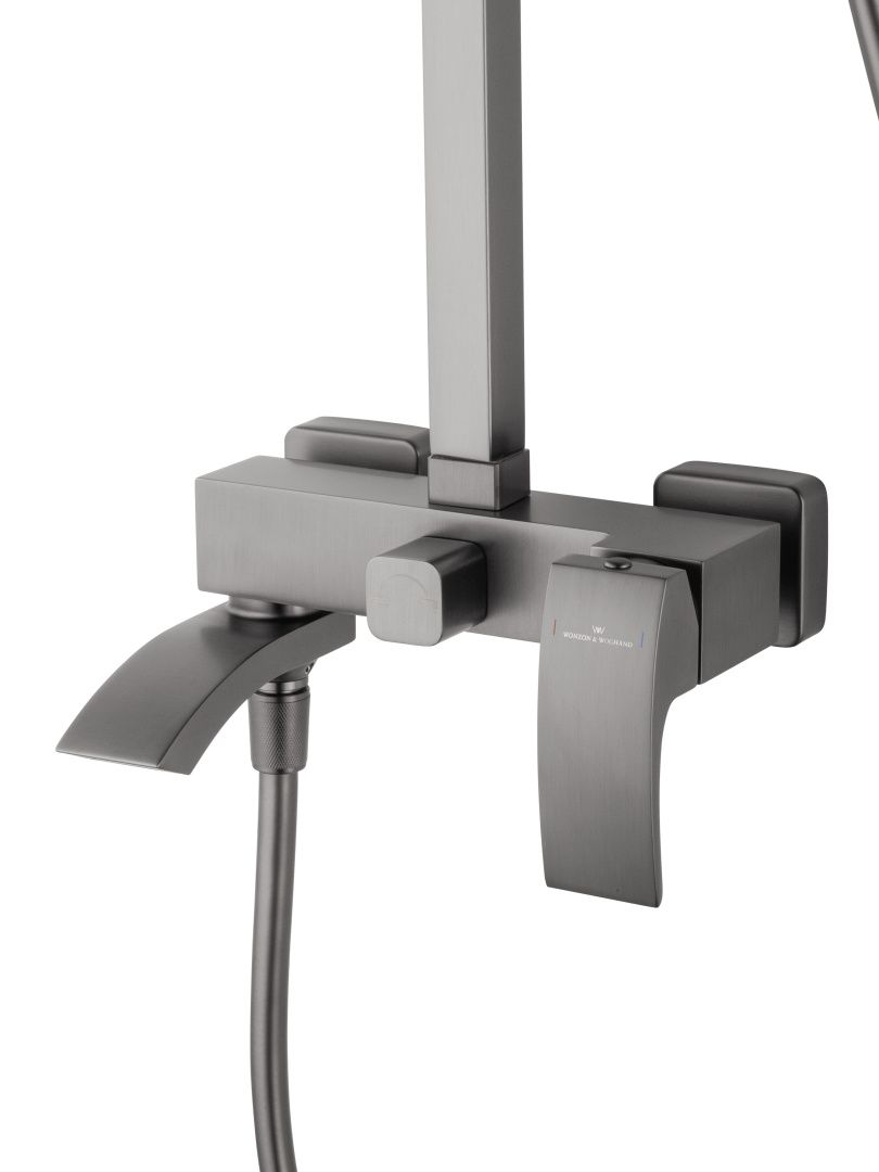 Приобрести душевая система wonzon & woghand fit, темный графит (ww-88739009-bgm)