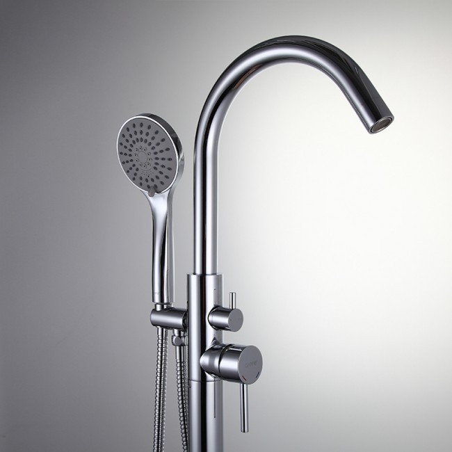 Приобрести gappo смеситель для ванны g3098 напольный. хром 92038