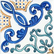 Декор настенный Kerama Marazzi Капри Майолика 454 Д20х20