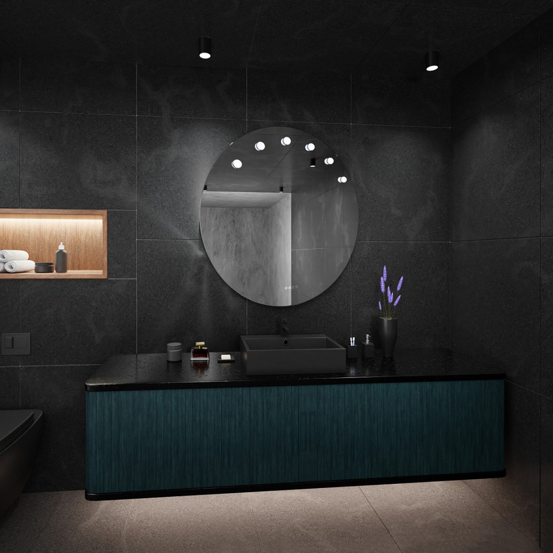 Приобрести azario зеркало nicole d1000, сенсорный выключатель, led-00002514