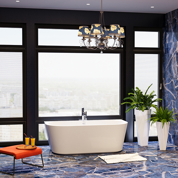 Приобрести mirsant ванна акриловая sole sigma 170*80 см, белая, с щелевым переливом ут000067257