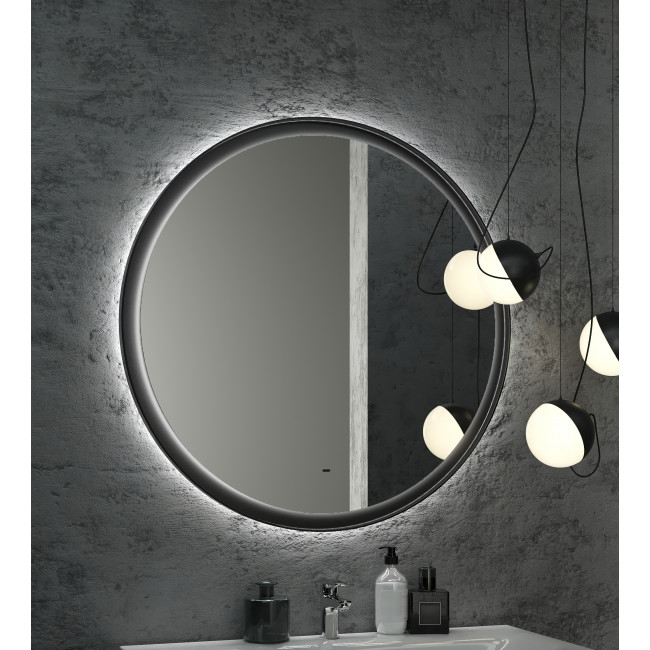 Приобрести briz зеркало teso 100х100 см, с подсветкой, сенсорное включение , черное