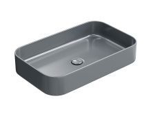Hayzburg Накладная раковина чаша 60х37 см, графит HB-0035-60MDH