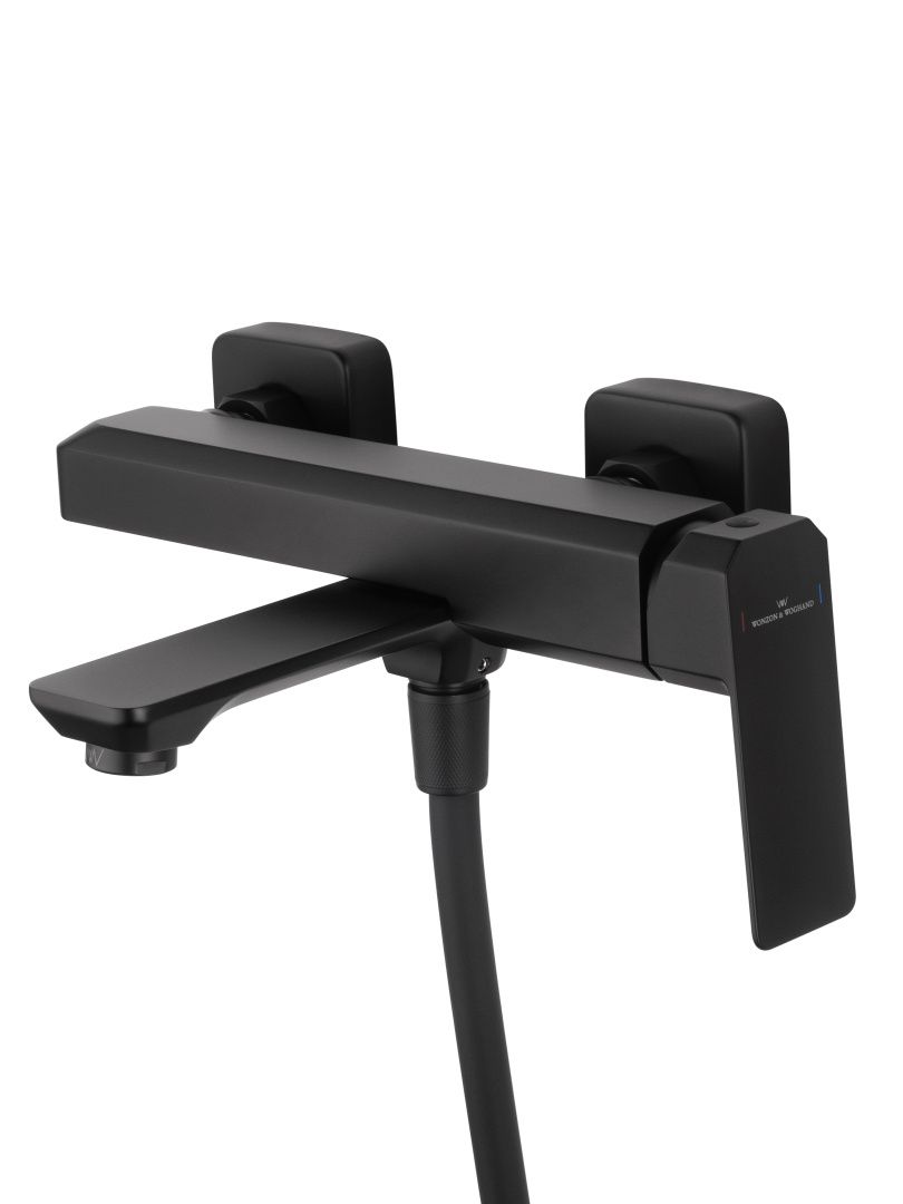 Приобрести смеситель для ванны с душем wonzon & woghand diamond, черный матовый (ww-88639011-mb)