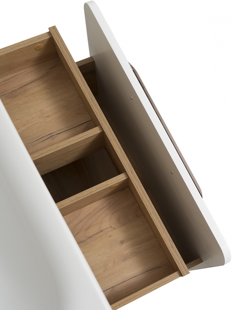 Приобрести aqua de marco тумба подвесная с раковиной skandi 60см, два ящика, дуб золотой крафт 2060craftcsca/h; s-um-mod60/1