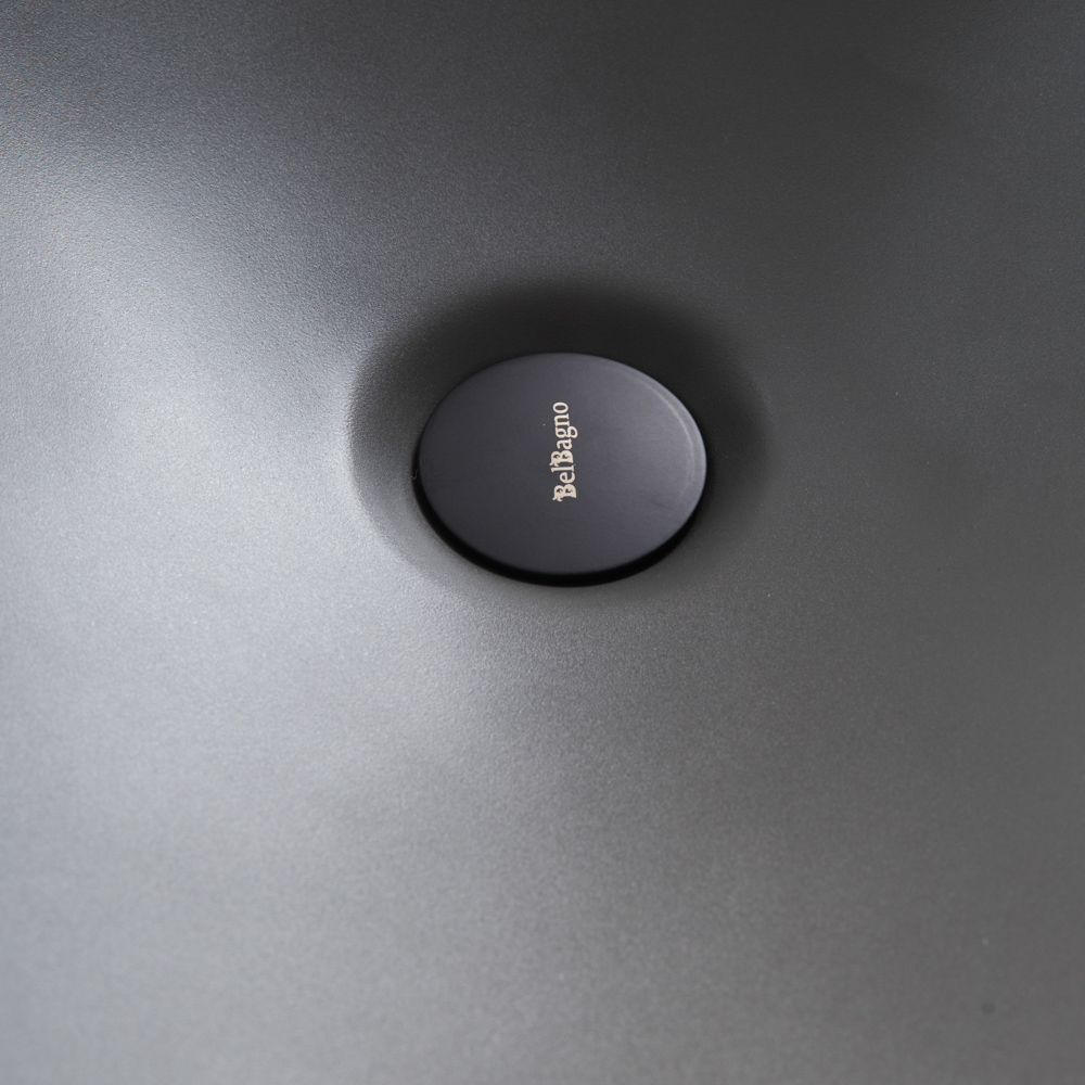 Приобрести belbagno накладная раковина 60х36 см, серая матовая bb1404-h311