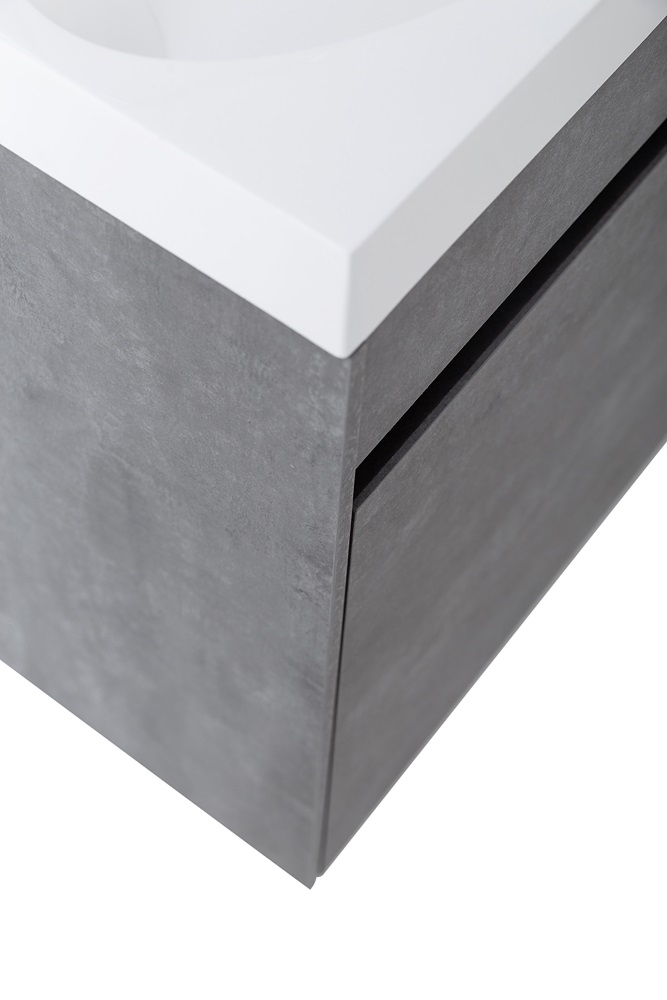 Приобрести belbagno тумба с раковиной pietra mini 46 см, подвесная с дверью 46-l stucco cemento, белая раковина