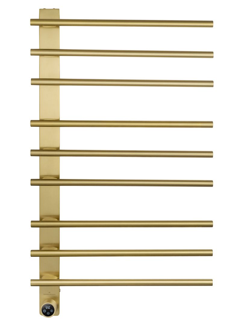 Приобрести полотенцесушитель электрический wonzon & woghand nürnberg, брашированное золото (ww-al349-bg)