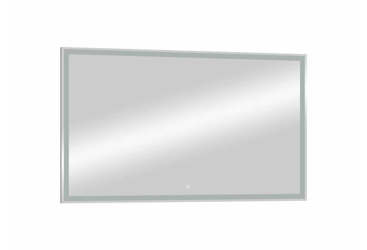 Приобрести continent зеркало с подсветкой mercury 120х70 см, белое