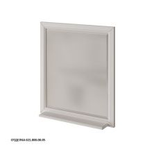 Caprigo Зеркало JARDIN 75 см, белое, эмаль