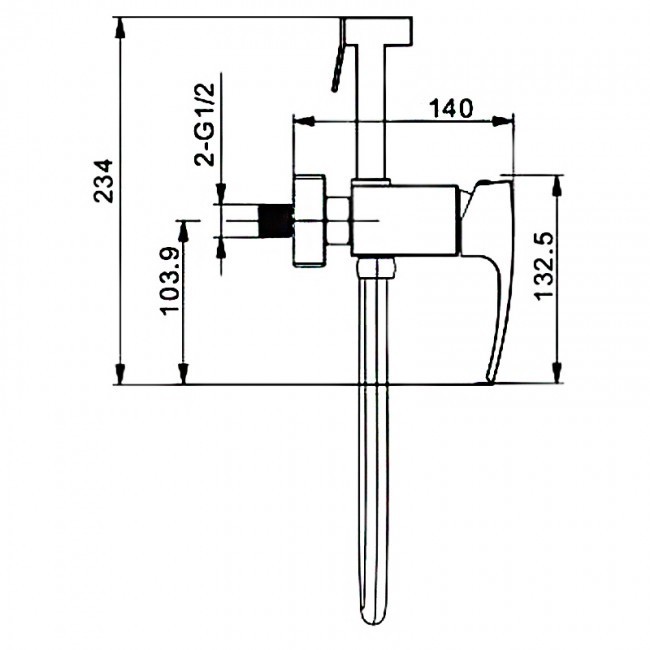 Приобрести gappo смеситель с гигиенической лейкой g2007-8, белый\хром 28984