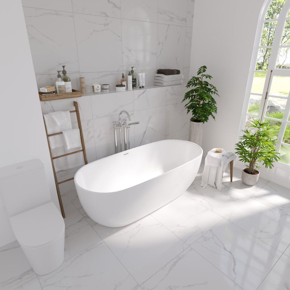 Приобрести grossman отдельностоящая ванна classic 160x80 см, белая gr-2502