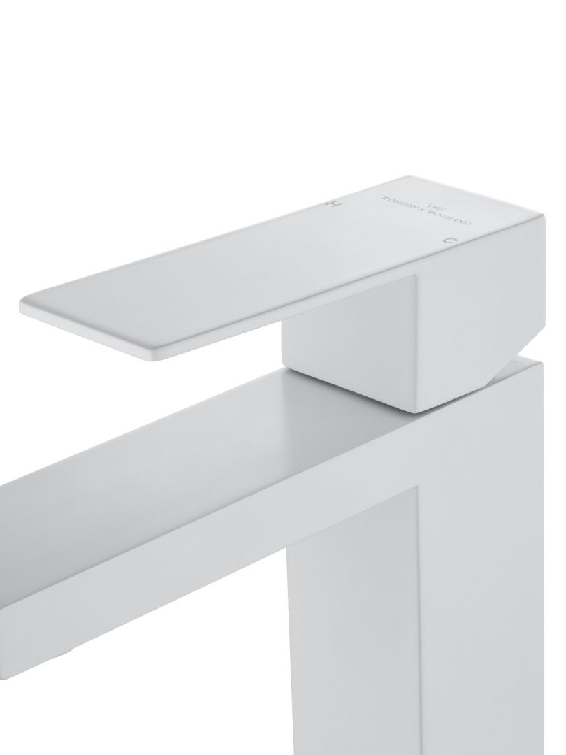 Приобрести смеситель для раковины wonzon & woghand, белый матовый (ww-a40982-mw)